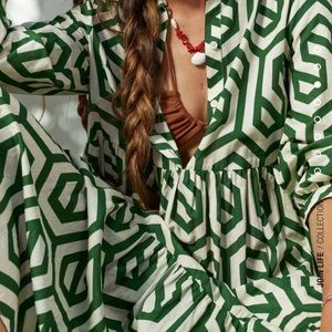 Zara geometric print dress